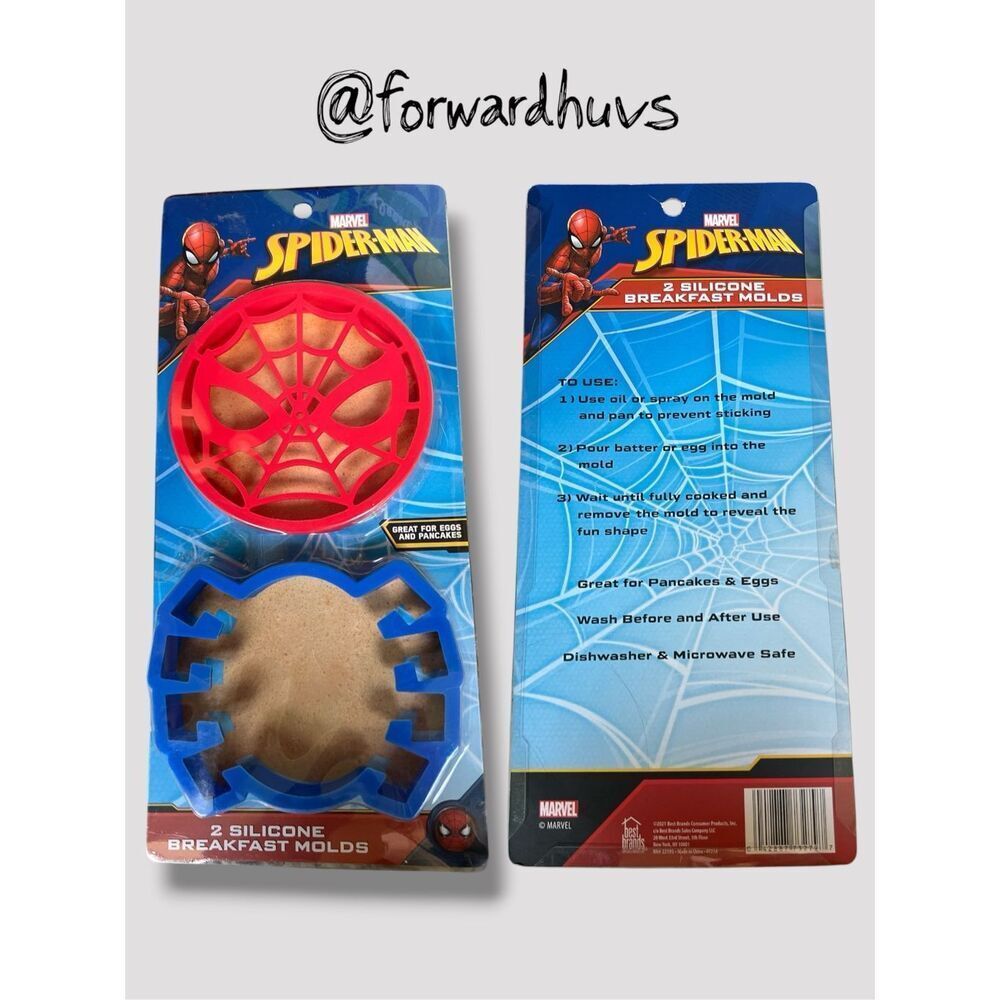 Marvel Spider‑Man Silicone Breakfast Molds – 2 Pack – 2021